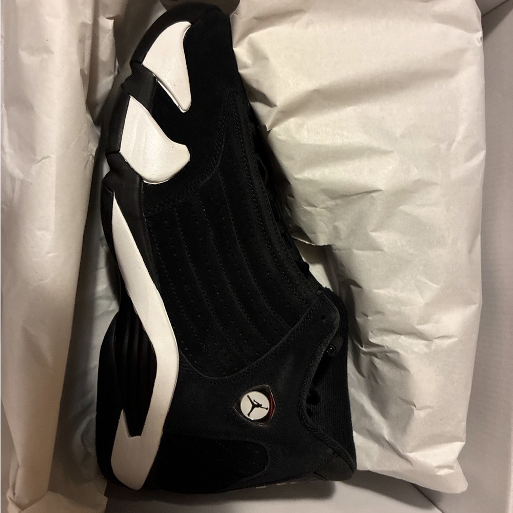 Jordan Black and White Retro Basketball Sneaker